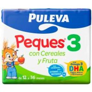 Leche Crecimiento Peques Cereal-Fruta Puleva 3 Pack 3X200 Ml. (11042454)