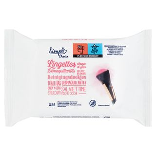 Simpl Choice Salviettine Struccanti Viso e Occhi Pelli normali 25 pz