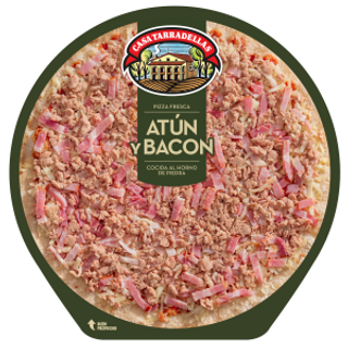 Pizza Atún Bacón Tarradellas 405Gr.