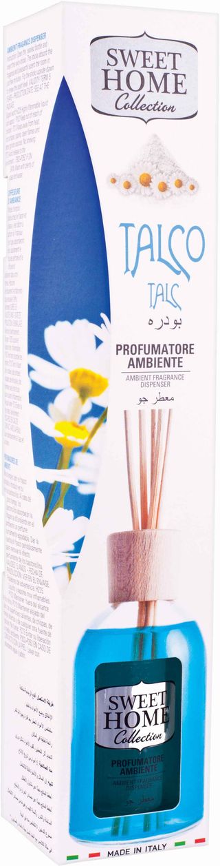 SWEET HOME PROFUMATORE AMBIENTE CON BASTONCINI TALCO 100ML   SUA1056