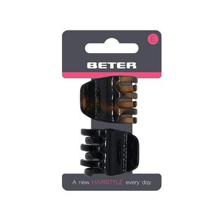 Beter Grapa 3,5 cm Color Concha y negro - 2u (301314)