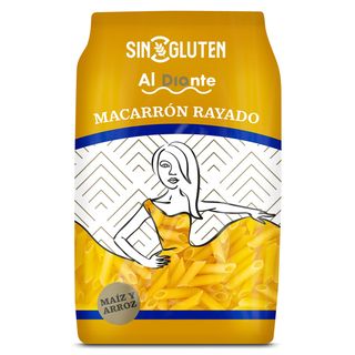 Macarrón Rayado Sin Gluten Al Diante Dia Bolsa 500 G