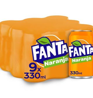 Fanta Naranja Lata 33 Cl Pack 9 Uds.