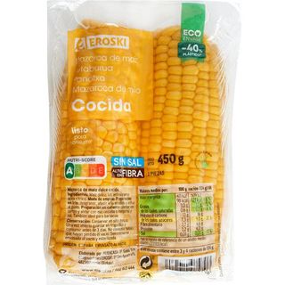 Mazorca De Maíz Eroski, Bolsa 450 G (1167014)
