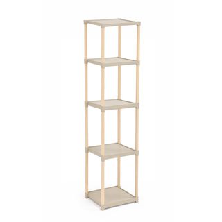 SCAFFALE 5 RIPIANI POLIPROPILENE CM25X135X26 - SNB000006NOC