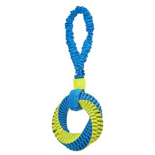 Pet around you gioco cane corda elastica anello 46x15cm