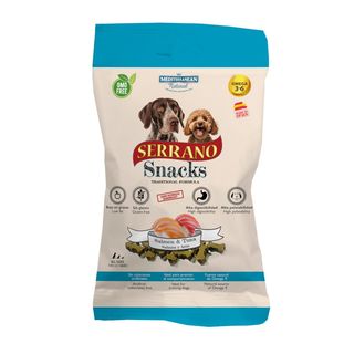 Mediterranean Natural Serrano Galletas Salmón Y Atún Para Perros 0.1Kg