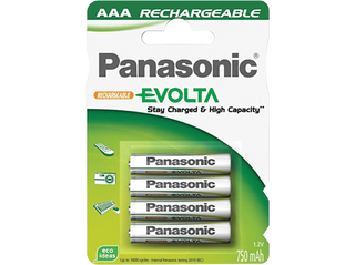 Wentronic Aaa 750Mah Nimh 4-Bl Evolta Panasonic (1150733)