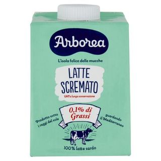 Arborea Latte Scremato Uht A Lunga Conservazione 500 Ml - 407135