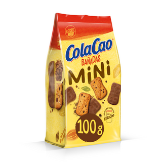ColaCao Mini Galletas Bañadas en Chocolate Bolsa 100g
