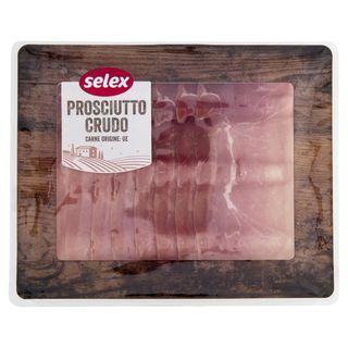 PROSCIUTTO CRUDO FETTE SELEX 120GR