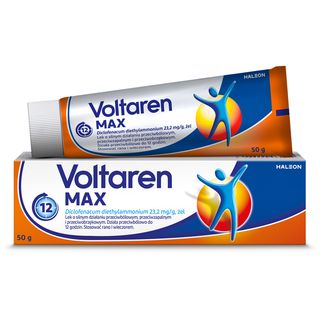 Voltaren Max Lek Żel przeciwbólowy przeciwzapalny i przeciwobrzękowy diklofenak dietyloamoniowy 23,2 mg/g 50 g
