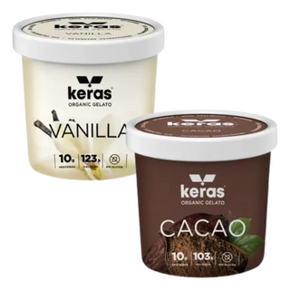 Pack Keras Organic Cacao 125ml + Vainilla 125ml