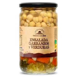Ensalada De Garbanzos Y Verduras Vegecampo De Dia 370 G