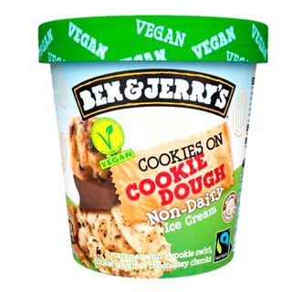 Ben&Jerrys helado vegano de cookie dough 406 g