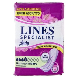 Lines Specialist Lady Assorbenti Normal 12 pz