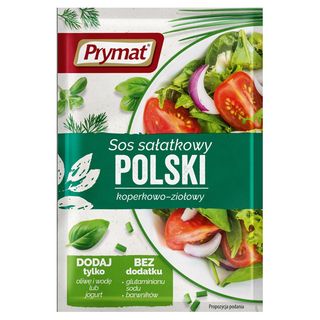 Prymat - Sos sałatkowy koperkowo-ziołowy (typu polskiego) w proszku - 9 g