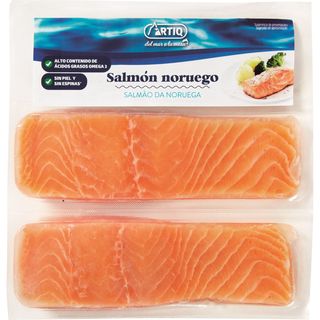 Salmón Lomos Sin Piel, Paquete 250 G