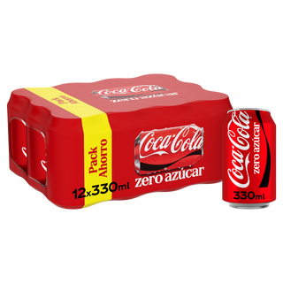 Coca-Cola Zero Azucar 12x330ml Lata