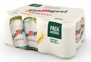 San Miguel cerveza pack 12x33 cl