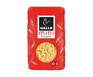 Pasta Pluma Mini Gallo 450 G.