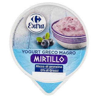 Carrefour Extra Yogurt Greco Magro Con Mirtillo 170 G