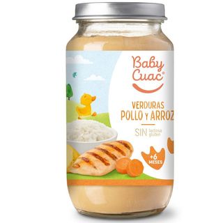 BABY CUAC Tarrito Verdura  Pollo Y Arroz 250 G