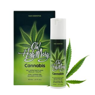 cbd żel do analu, na bazie wody z cannabis, łagodzący i rozluźniający, 100% wegański, 50 ml