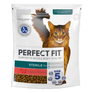 Perfect Fit Karma dla kota Sterile 1+ z wołowiną 1 kg