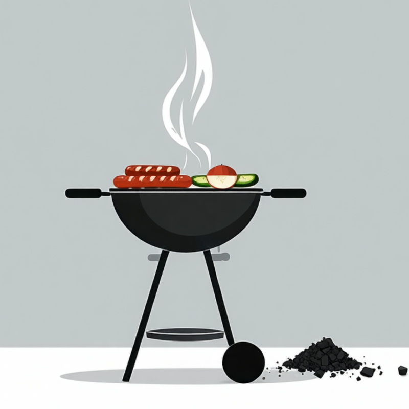 Grille, akcesoria, podpałki