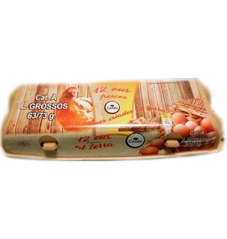 Huevos Condis Gallina Criada En Suelo L 12 Uds.