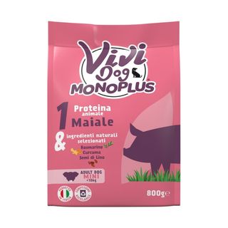 Vividog monoplus mini adult maiale 800g