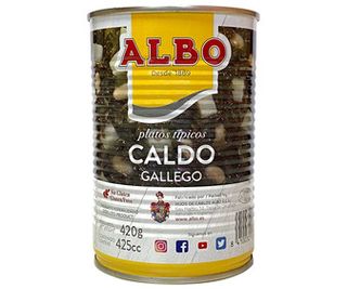 Caldo Gallego con Grelos Patata y Alubias Albo 420 G.