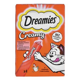Dreamis Creamy Przysmak dla kota z kurczakiem 4x10 g