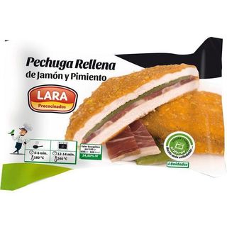 Pechuga Rellena De Jamón-Pimiento Lara, 4 Uds, Bandeja 470 G