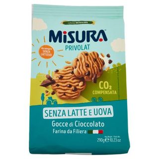 Misura Privolat Biscotti Gocce di Cioccolato 290 g