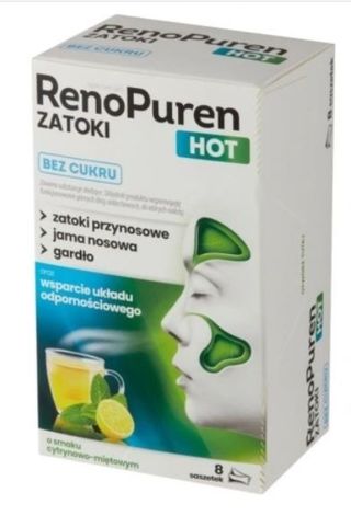 RenoPuren Zatoki Hot bez cukru 8 saszetek