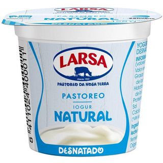 Yogur Desnatado Natural Larsa, Tarrina 125 Gr. (1463439)