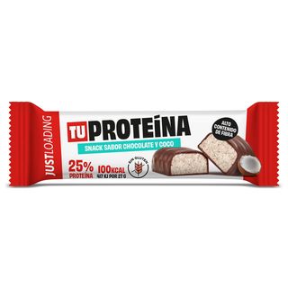 Barrita De Proteínas De Coco Y Chocolate Just Loading Bolsa 27 G