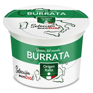 Queso Burrata Selección Mundial De Dia Tarrina 150 G
