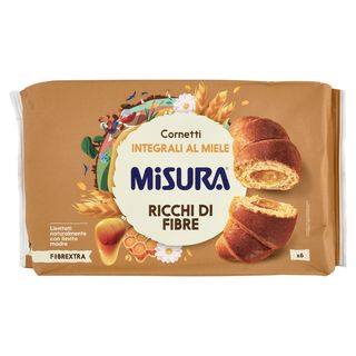 Misura Fibrextra 6 Cornetti Al Miele 308 G