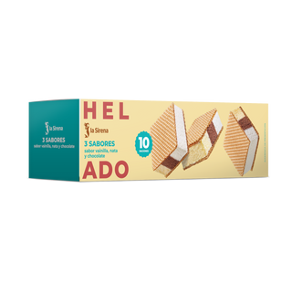 Bloque Vainilla/Nata/Chocolate 1L