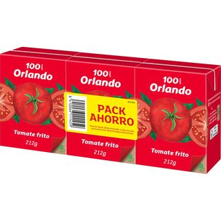 Tomate Frito, Minibrick 3Ux212Gr 636 G
