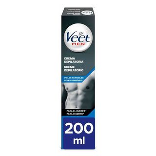 Crema Depilatoria para Piel Sensible - Veet - 200 ml 8410104249601