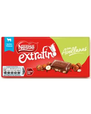 Chocolate Nestlé de leite com avelãs 123 g