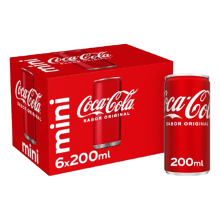 Coca-Cola Sabor Original Latas 6x200ml
