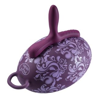 poduszka rozkoszy -pneumatyczna, dmuchana poduszka z wibratorem poziomym z dildo, trzy silniki, silikon