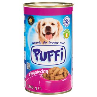 Puffi Karma dla psa z jagnięciną, 1240 g