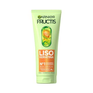 Garnier Fructis Nº1 Champú Liso Keratina Para Cabello Encrespado 200Ml (306028)