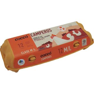 Huevos Camperos Maíz M/L, Paquete 1 Docena
